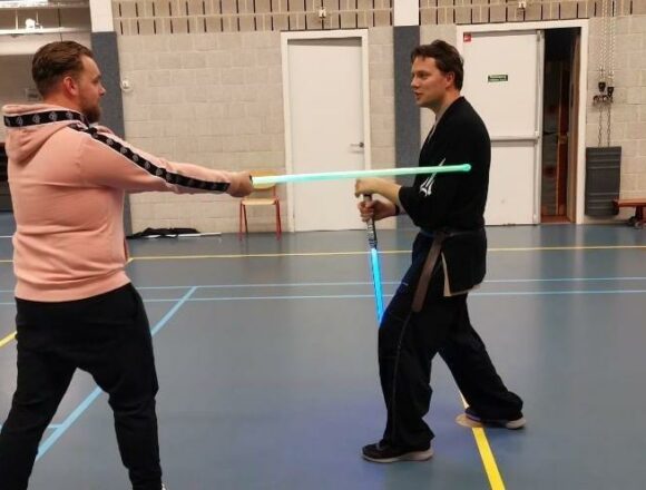 Become an intergalactic hero with the light saber fencing program available at USC!