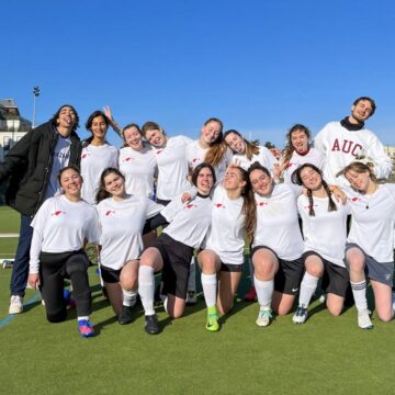 AUC’s women’s football team wins Sciences Po tournament in Paris